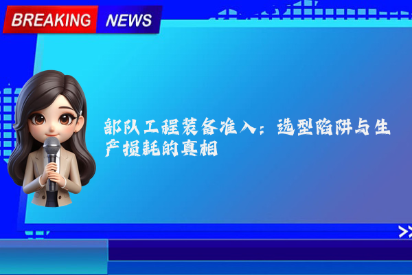 部队工程装备准入：选型陷阱与生产损耗的真相